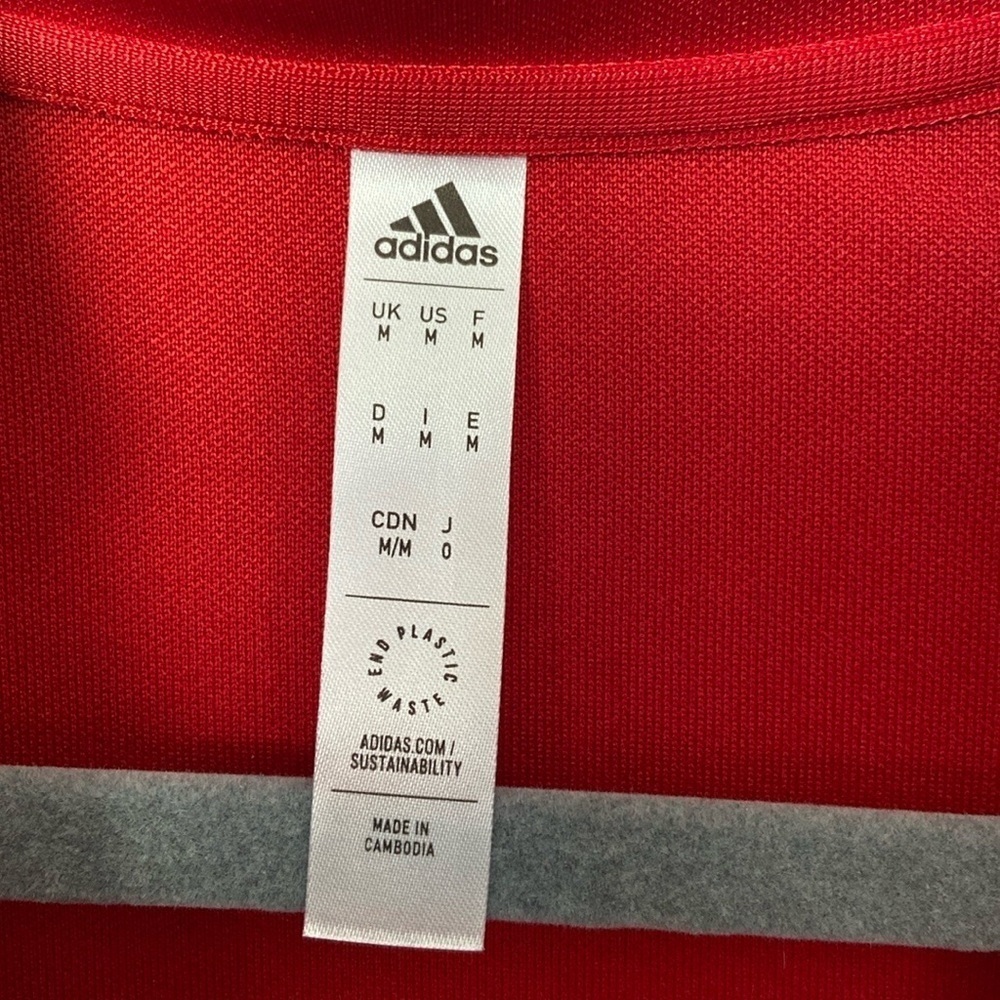 NWT Men’s Red Adidas Pullover - Medium - Picture 5 of 8